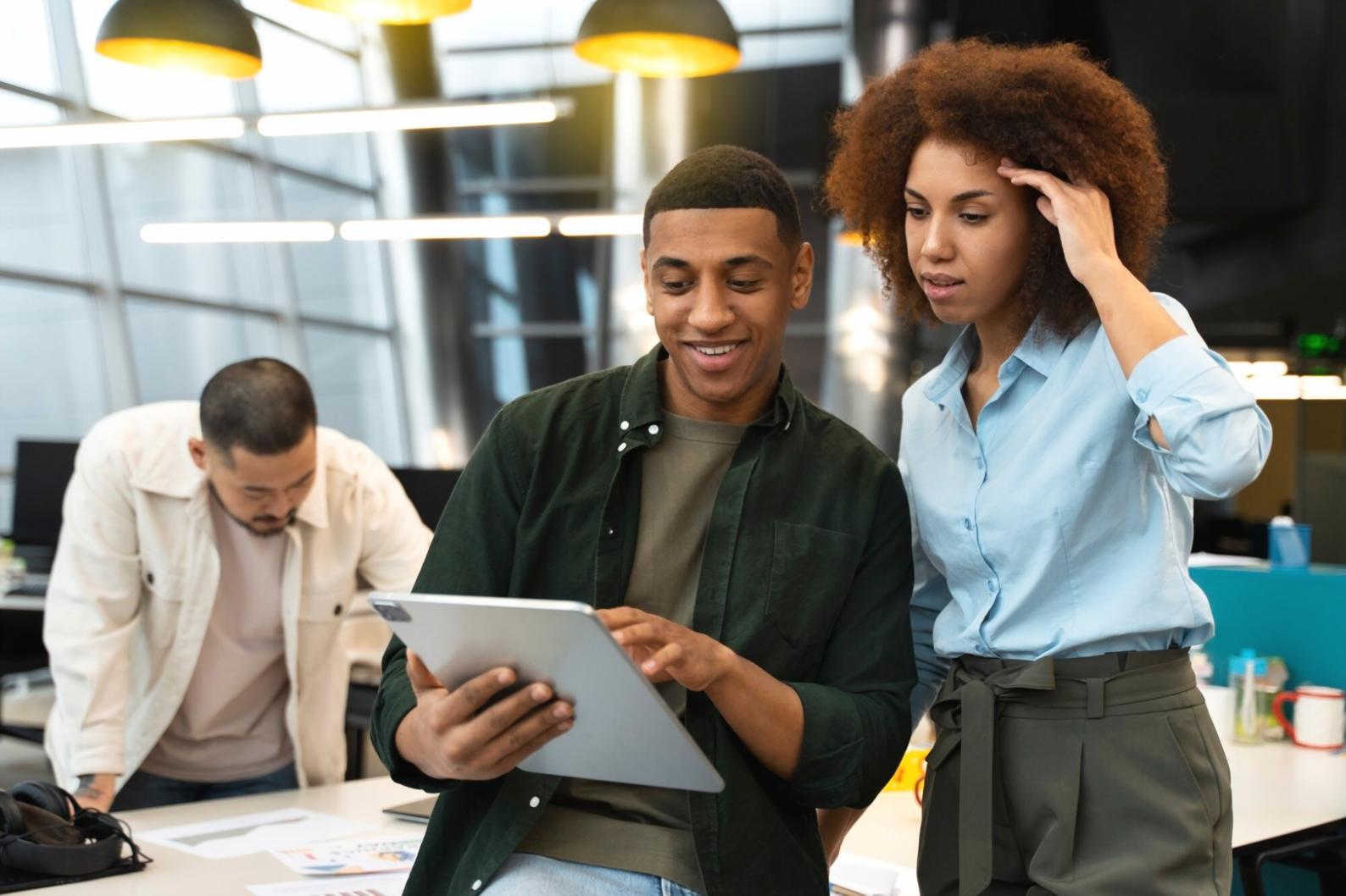 Professional consultation setting for family financial planning discussions